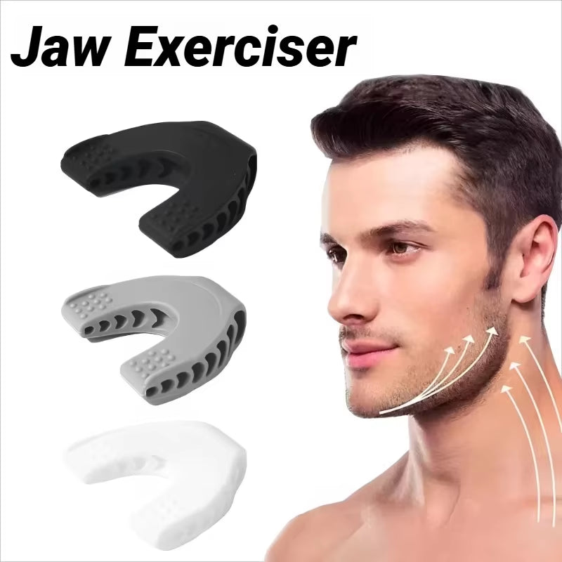 U Shape New Facial Jaw Exerciser and Neck Toning Jawline for Men Women Face Muscle Trainin Resistance Levels Double Chin Reducer