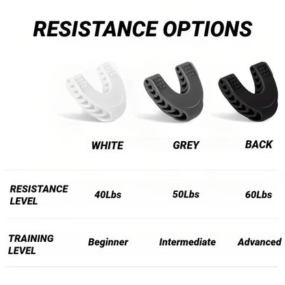 U Shape New Facial Jaw Exerciser and Neck Toning Jawline for Men Women Face Muscle Trainin Resistance Levels Double Chin Reducer