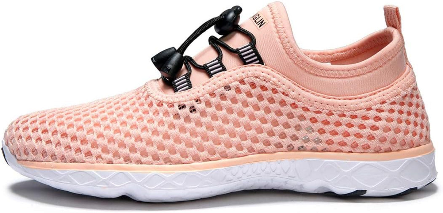 Women'S Quick Drying Aqua Water Shoes,3-Second Drainage & All-Terrain for Swimming,Hiking,Yoga
